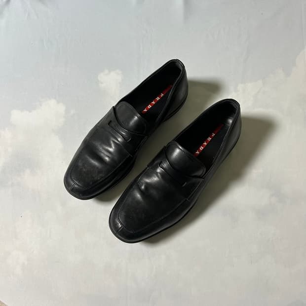 Prada sports strap loafers shoes