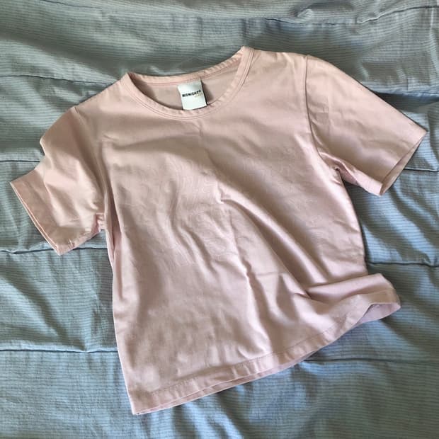 미드나잇무브 반팔티 핑크
