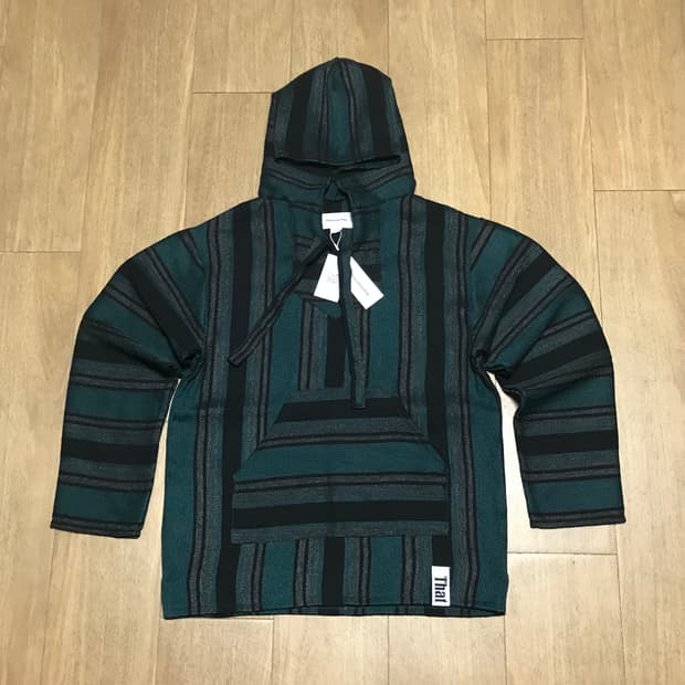 디스이즈네버댓 baja hoodie green (m)