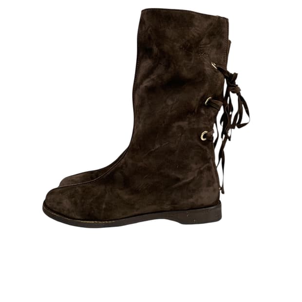 지미추 스웨이드 부츠 브라운 40(250) (Gr-3245)