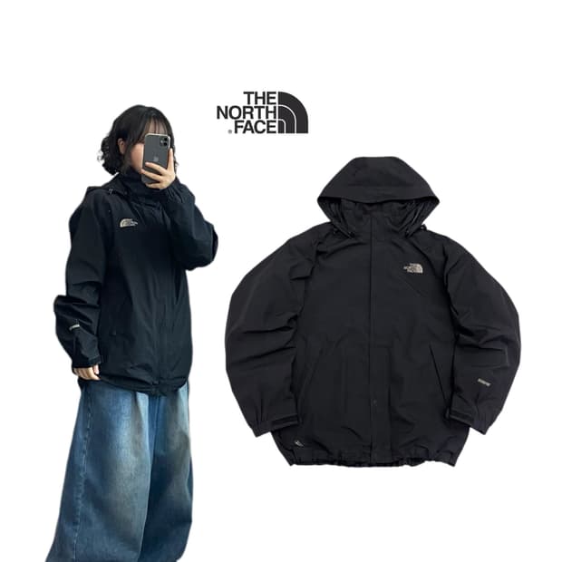 노스페이스 고어텍스 고프코어 바람막이 자켓 블랙