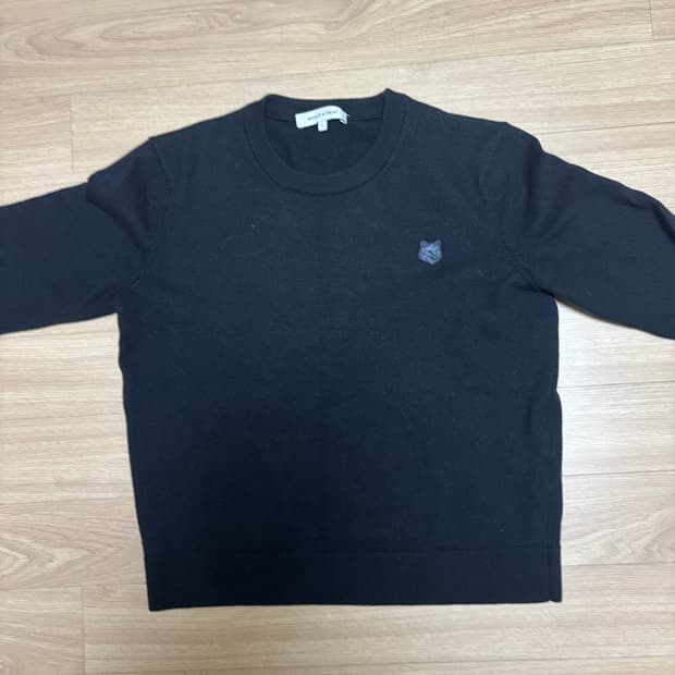 메종키츠네 니트 블랙 L사이즈