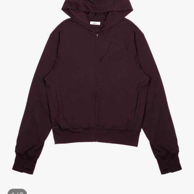 Asien 후드집업 버건디 1사이즈