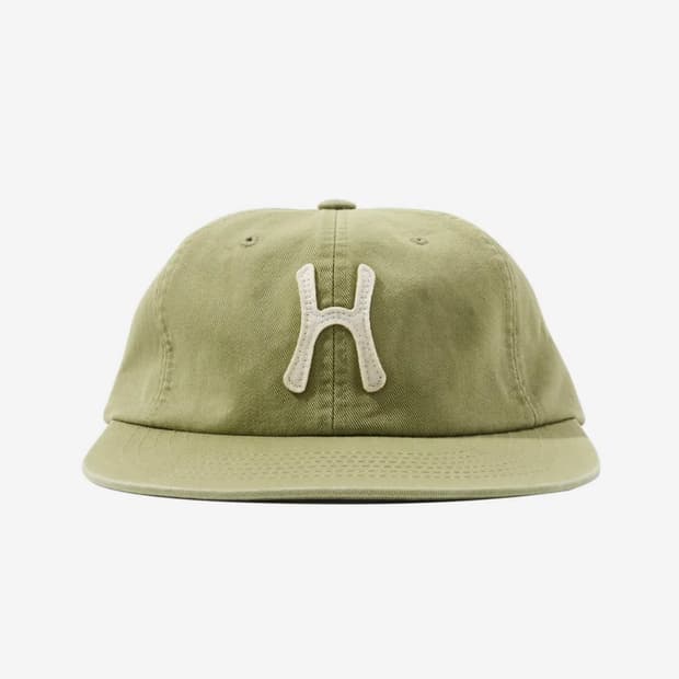 hello sunrise H Logo Cap -olive