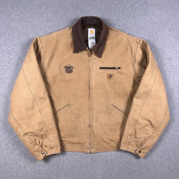 칼하트 J97 디트로이트 어도비 럼버 커스텀 자켓 브라운 CML