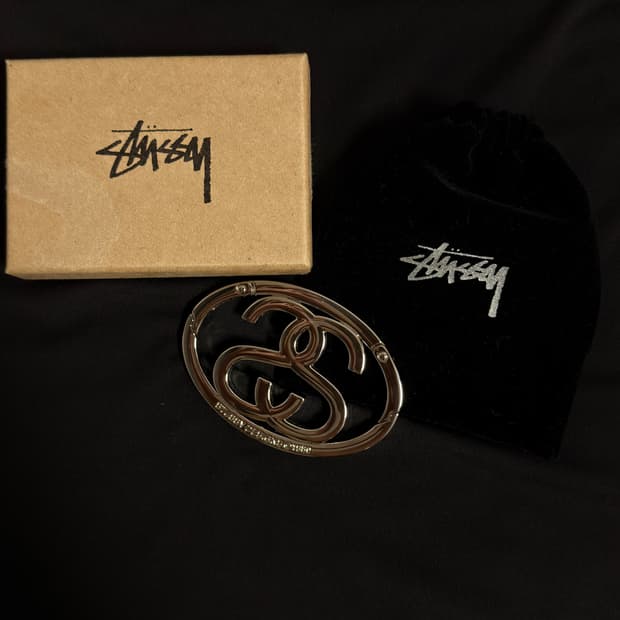 스투시 SS 링크 카라비너 실버 새상품