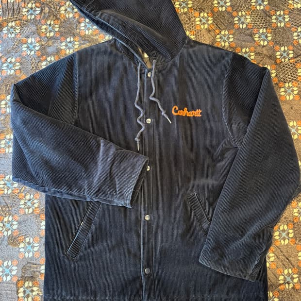 Carhartt WIP 코듀로이 후드 자켓