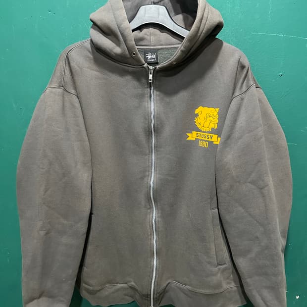 올드스투시 불독1980 후드집업 XL