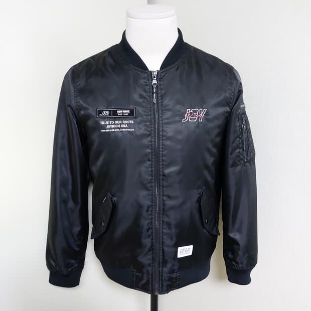 조이리치(JOYRICH) MA-1 여성 블랙 봄버 자켓(100)

