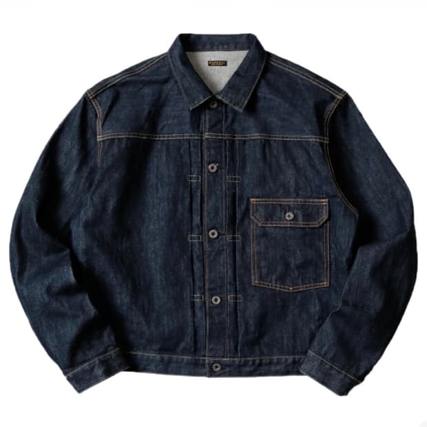 5) 캐피탈 14온즈 데님 1ST 원 워시 자켓 인디고 