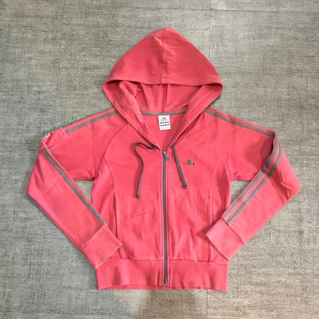 Adidas 아디다스 핀터깔y2k 사이드라인 후드집업