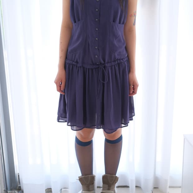 Ribbon tied dress