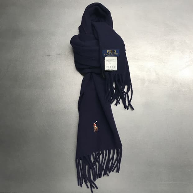 폴로 랄프로렌 머플러 네이비