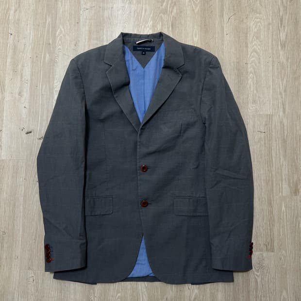 타미힐피거 남성 싱글 블레이저 정장 자켓 S/90 