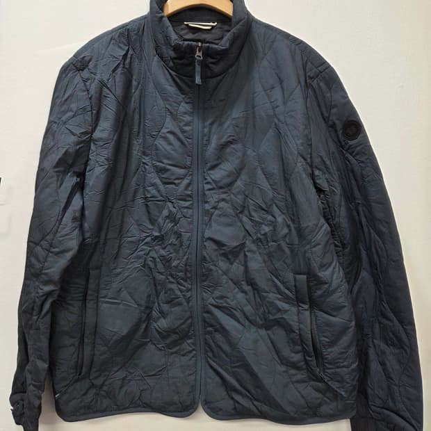 코오롱스포츠 블랙 퀄팅 점퍼 105