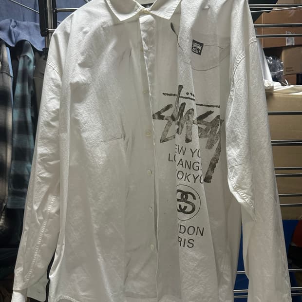 L 스투시 월드투어 셔츠