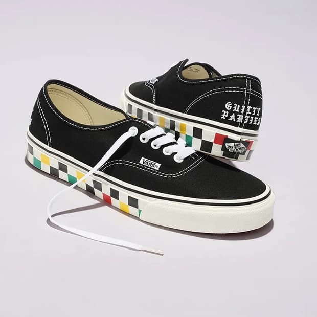 와코마리아 x 반스 어센틱 블랙 체커보드 26.5