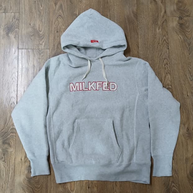 챔피온 리버스위브 그레이 후드