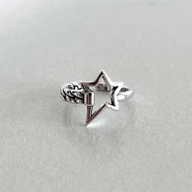 체인 스타 반지