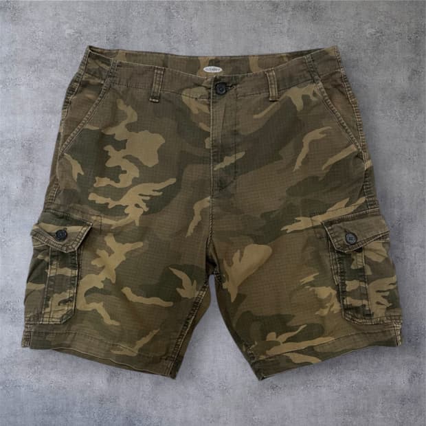 올드네이비 Old navy 카모플라주 카고 하프팬츠 38