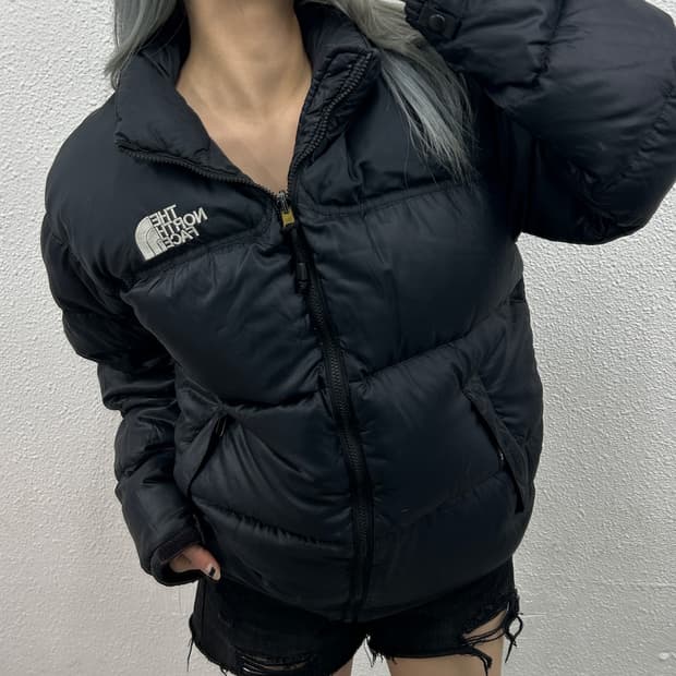노스페이스 1996 눕시 블랙 패딩