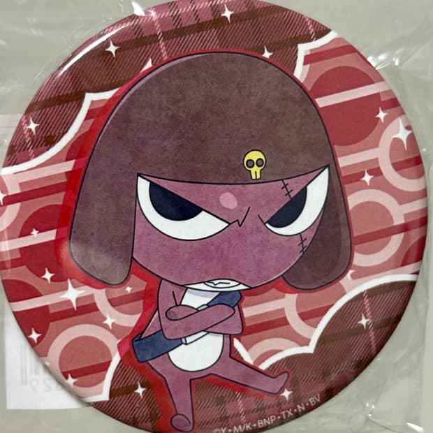 개구리 중사 케로로 Palude 콜라보 팝업 기로로 뱃지