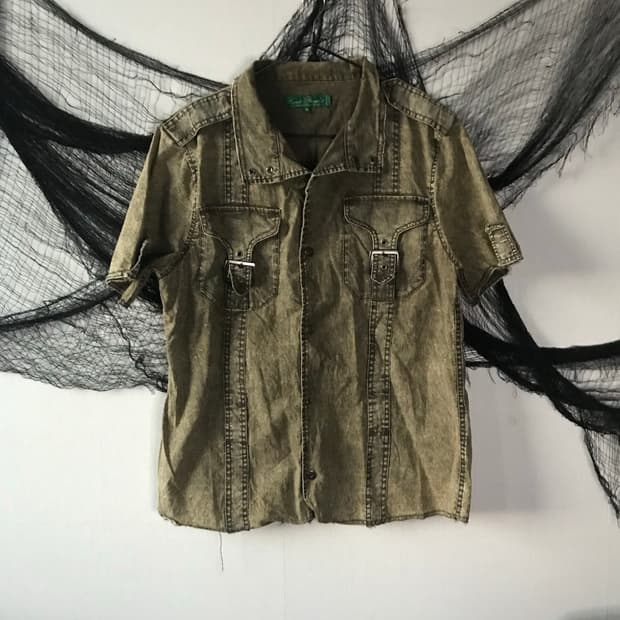 00s mood pocket halfsleeve shirts