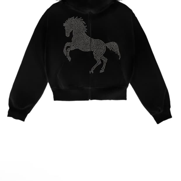 604service studded 후드집업