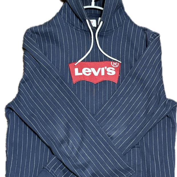 빈티지 리바이스 스트라이프 후드티 M