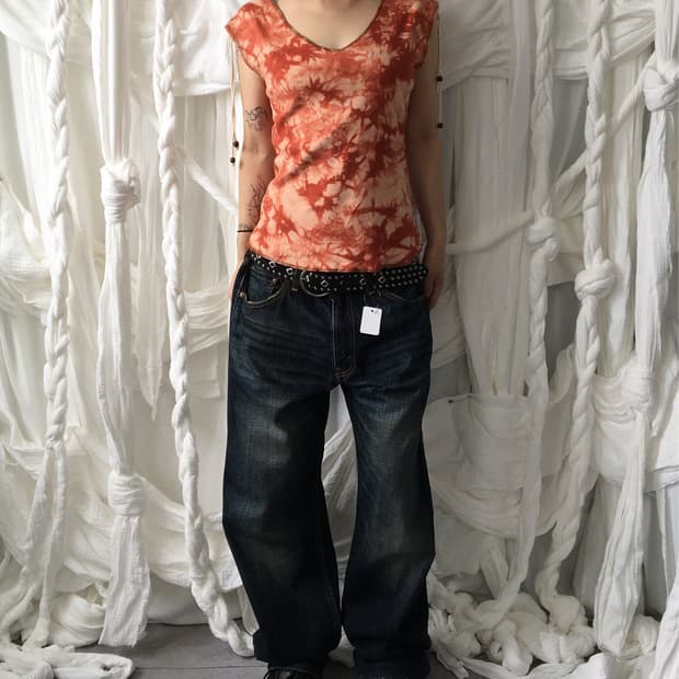 Dyed printing t shirt