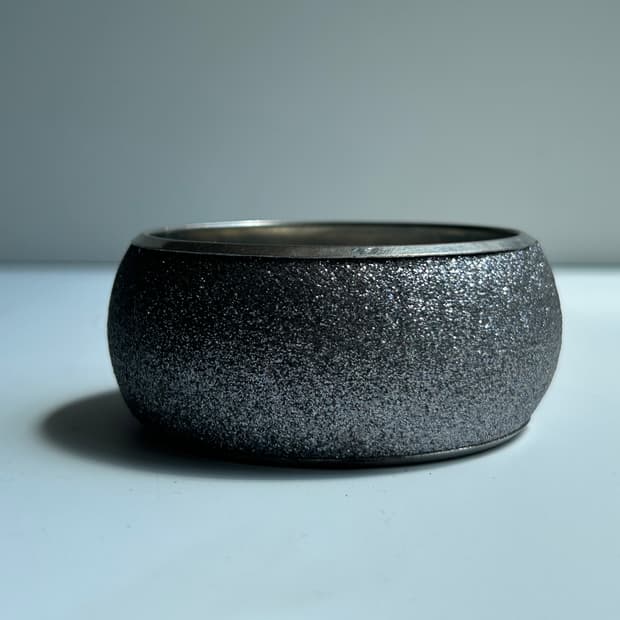 실버 글리터 뱅글