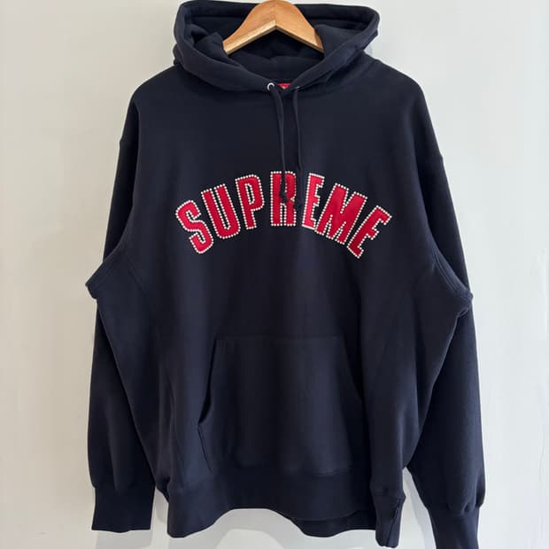 Supreme pearl logo heavyweight hoodie