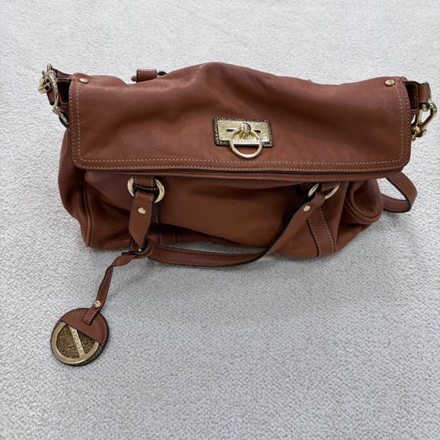 F 보르보네제 여성 가죽 핸드백 0415E