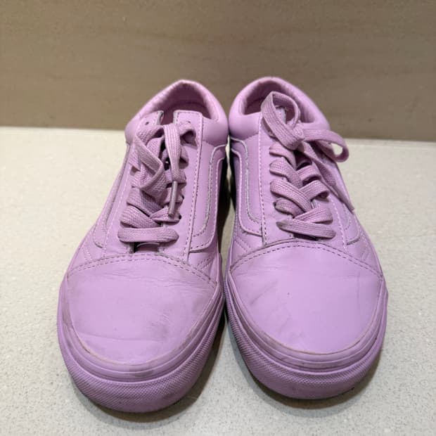 반스 올드스쿨 W7 바이올렛 스니커즈 오프화이트 꼼데가르송 아미 컨버스 