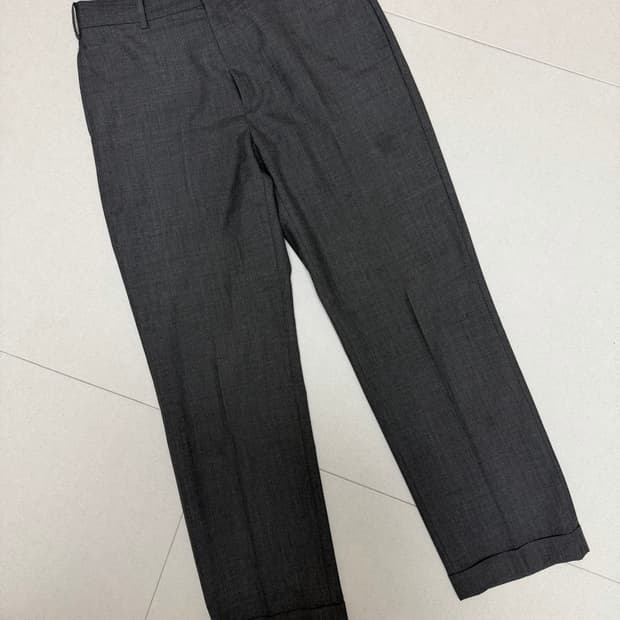 리넥츠 울 파이프 스템프 트라우저 3사이즈