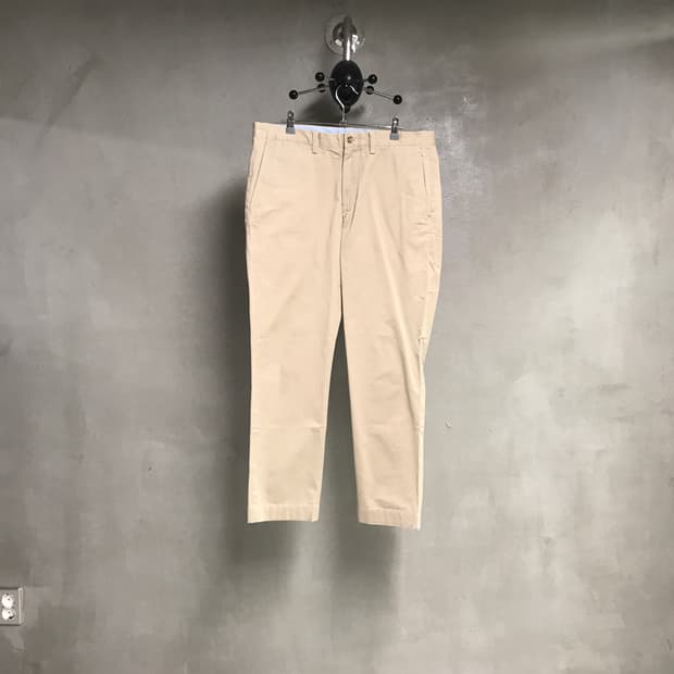 폴로 랄프로렌 QR 베이지 치노 팬츠 33/32
