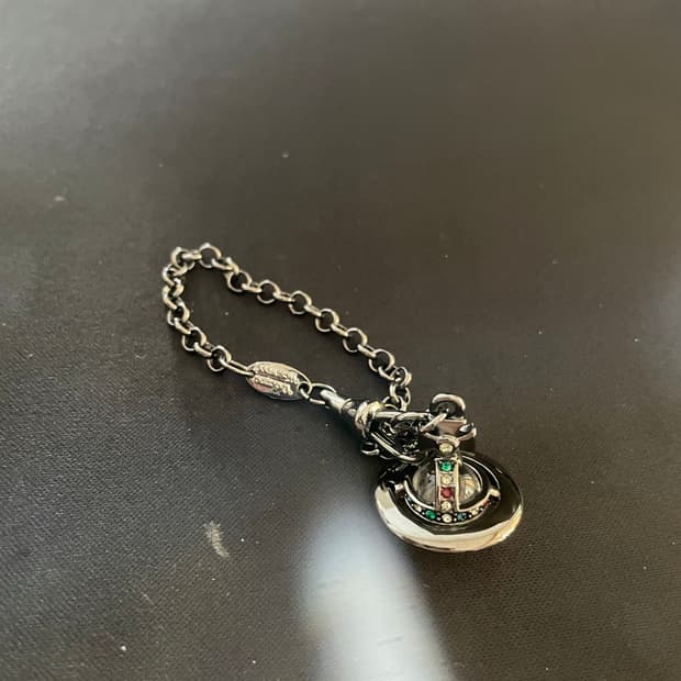 비비안웨스트우드 ORB 실버 팔찌