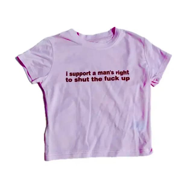 오마이티st 딸기우유색 크롭 티셔츠