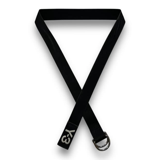 아디다스 Y-3 로고 D Ring 다크 벨트
