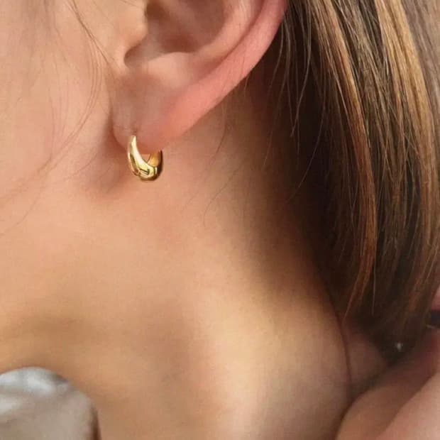 토프 클루 골드 이어링