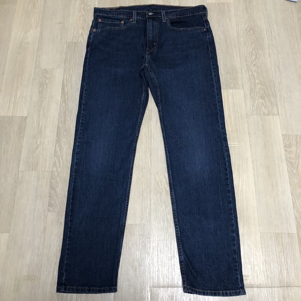 (34) 리바이스 Levi's 502 중청 워시드 테이퍼드핏 데님