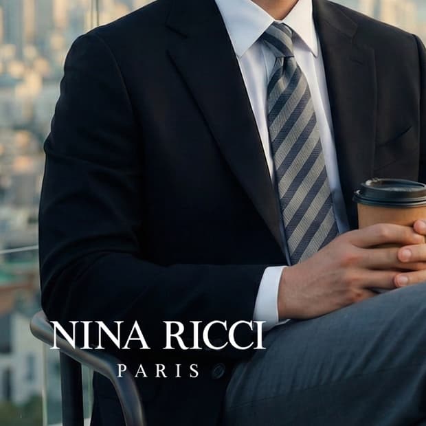 니나리치 실크 그레이 스트라이프 넥타이 9.2cm A+등급 K2032