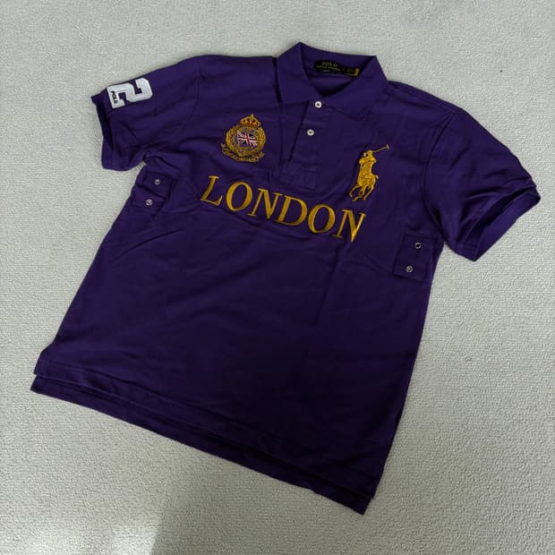 폴로 랄프로렌 런던 퍼플 치프키프 카라티 100