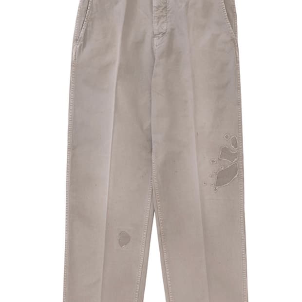 비즈빔 25SS WIDE CHINO PANTS CRASH GREY 5