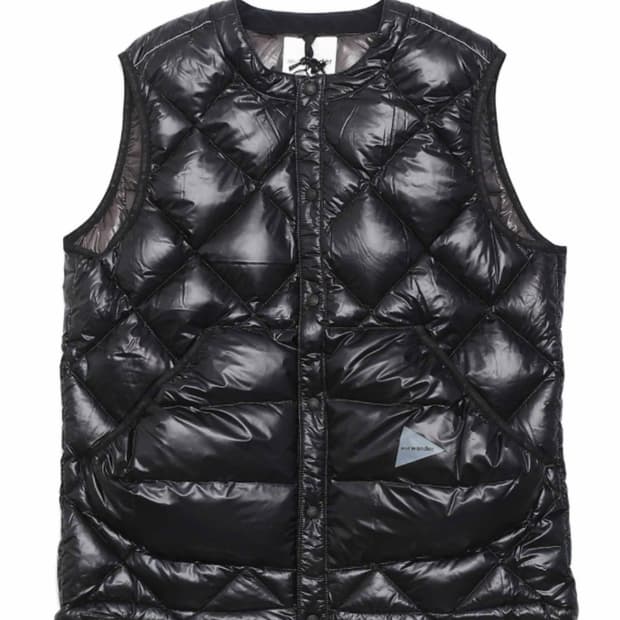 앤드원더 다이아몬드 퀄팅 패딩 베스트 XL사이즈