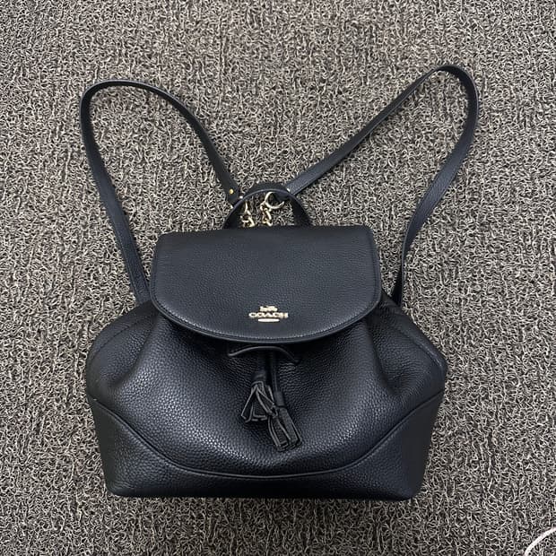 COACH 코치 여성 백팩 블랙