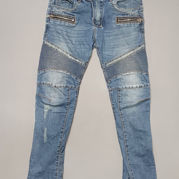 [34] 발망 블루워싱 디스 바이커진 청바지