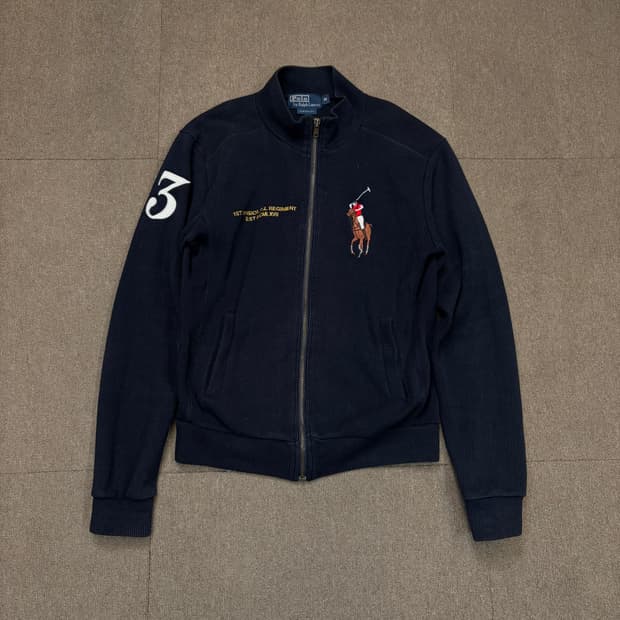 polo 랄프로렌 폴로 빅포니  코튼 니트 집업 m