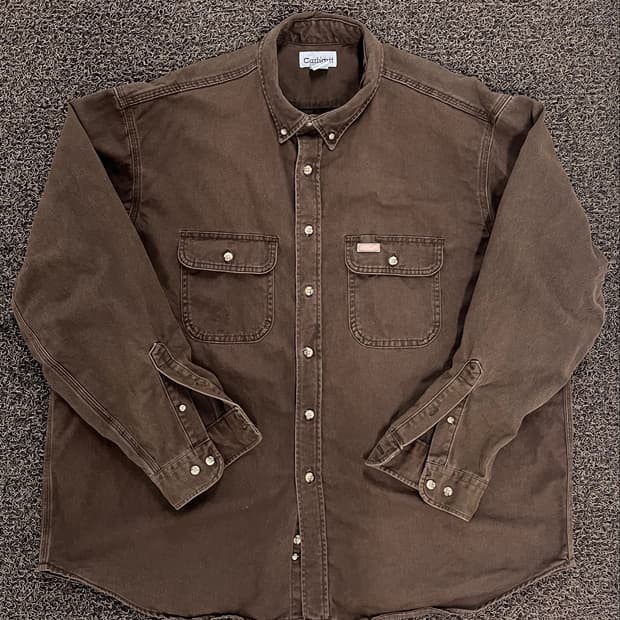 칼하트 워크셔츠 브라운 (2XL)