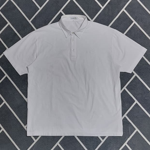 [LL] 아놀드 파마 남성 자수 로고 반팔 폴로 셔츠 (화이트)